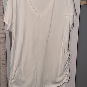 Isabel Maternity by Ingrid & Isabel Cream V-Neck Blouse